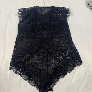 Black Lace Bodysuit